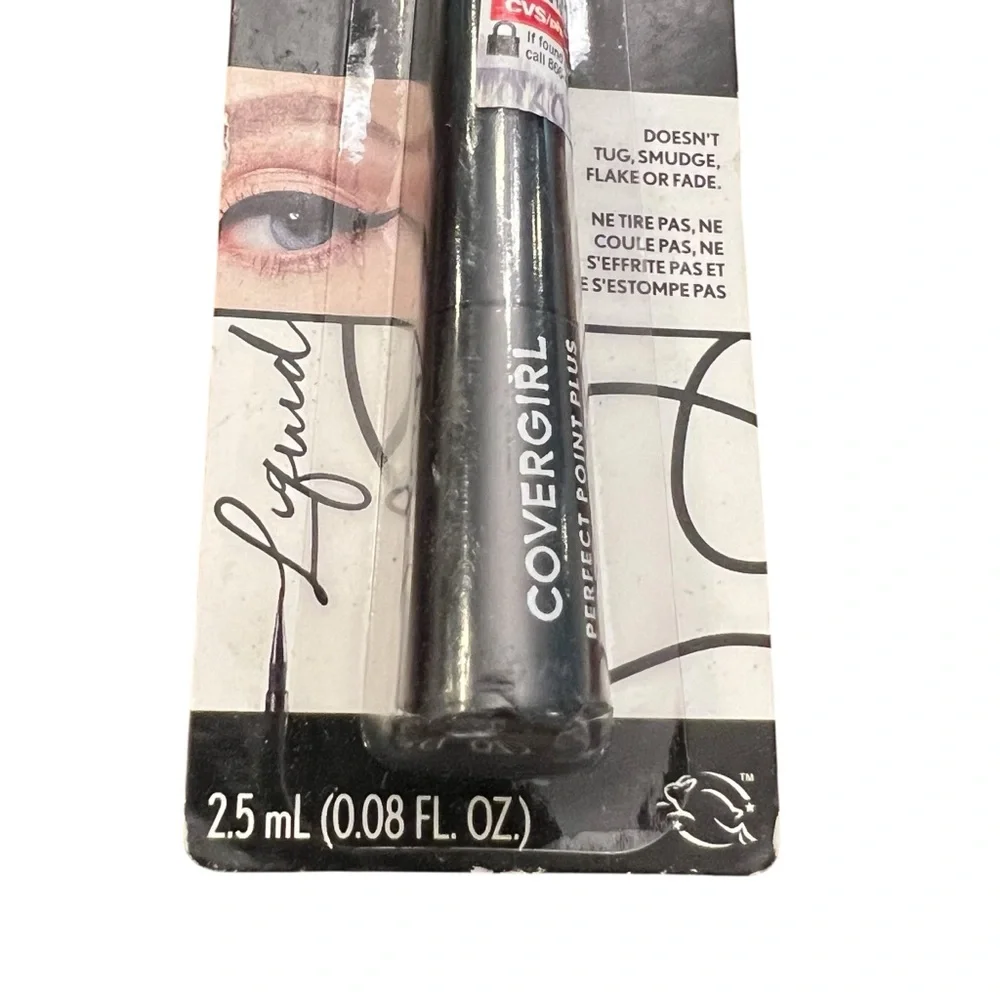 CoverGirl Perfect Point Plus Liquid Eye Liner 200‎ Black Onyx New Sealed